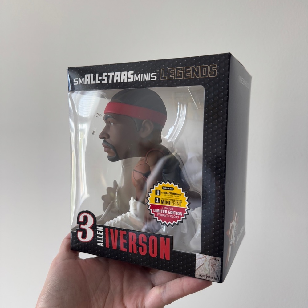Allen Iverson Philadelphia 76ers smALL-STARS Minis 6" Vinyl Figurine
